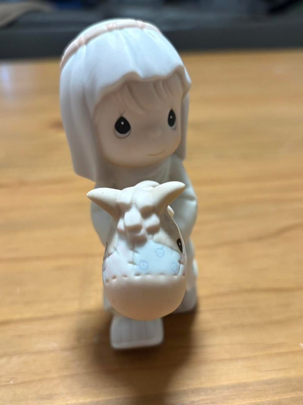 Vintage Porcelain Figurine Child with Hobby Horse